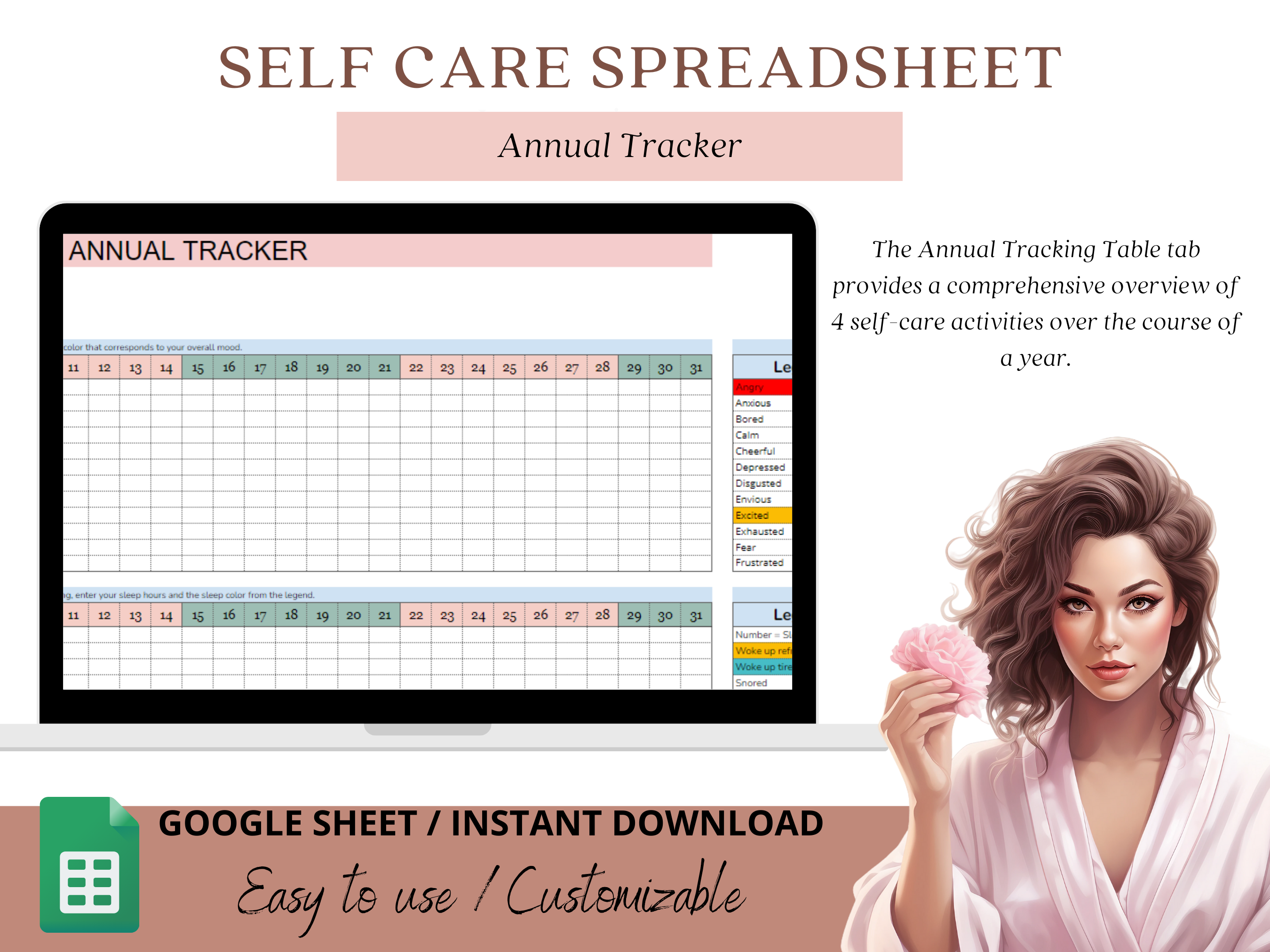 Self Care Routine with our Google Sheet